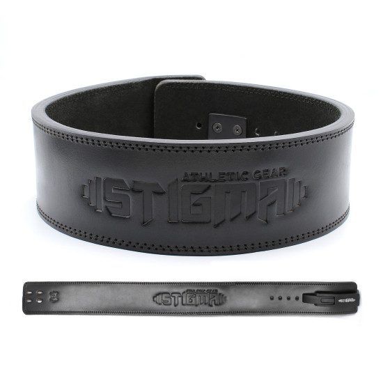 Premium Leather Lever Powerlifting Belt | 13mm Debossed