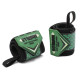 Revolution Grips Wrist Wraps 18" | emerald green Stripes