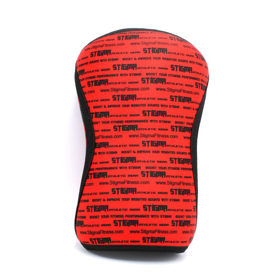 Red Sublimated 7mm Neoprene Knee Sleeves, Knee Compression Sleeves 