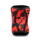 Red Sublimated 7mm Neoprene Knee Sleeves, Knee Compression Sleeves 