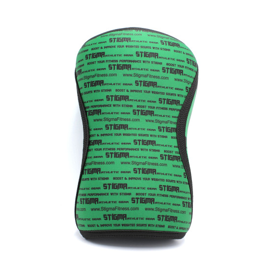 Green Sublimated 5mm Neoprene Knee Sleeves, Knee Compression Sleeves