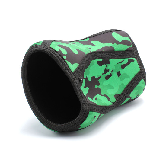 Green Sublimated 5mm Neoprene Knee Sleeves, Knee Compression Sleeves