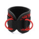 Neoprene Padded Ankle Straps, Unisex Red Sublimated Workout Cable Ankle Straps